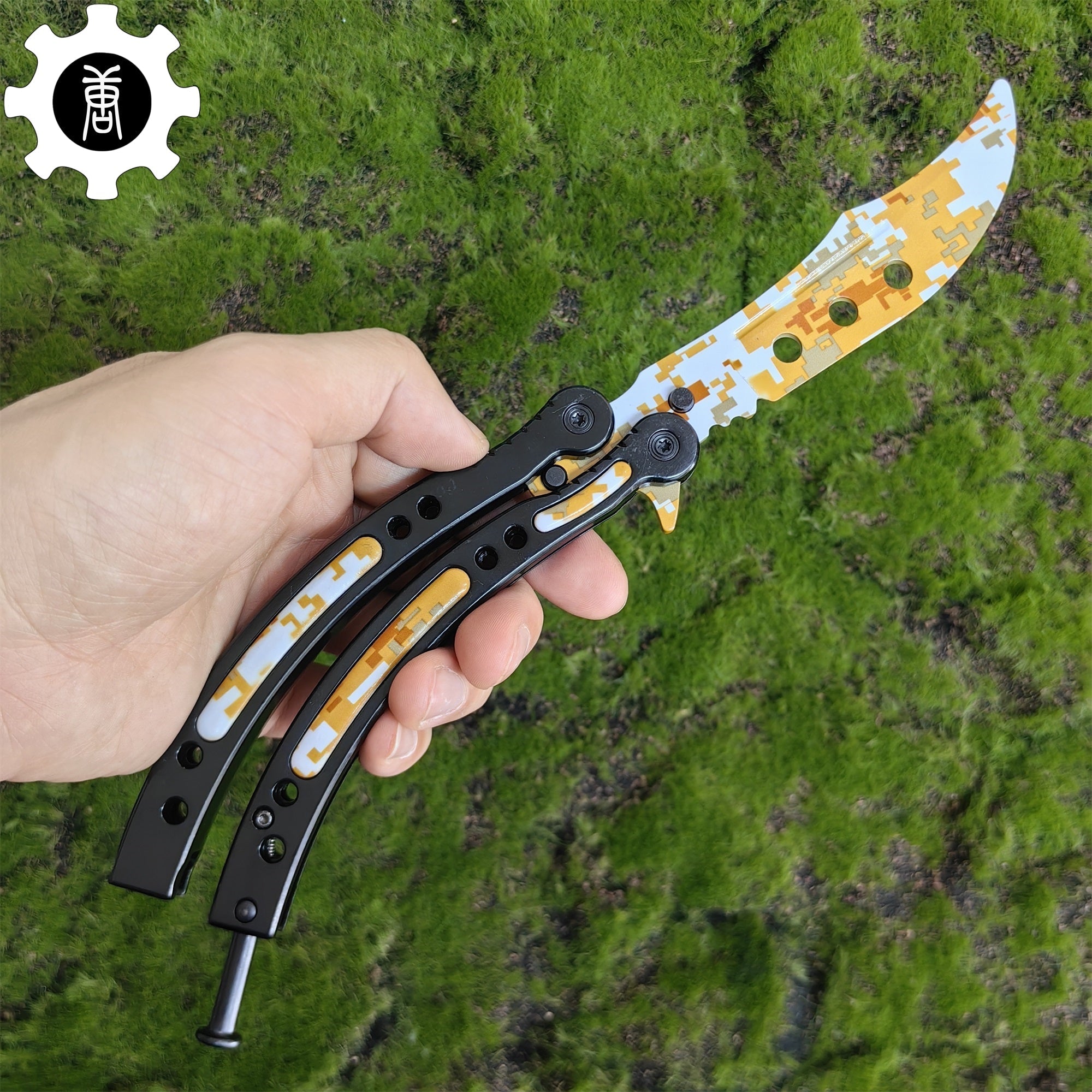 CS Butterfly Knife Balisong Trainers Blunt Blade Mystery Prize - Tophatter Daily Deals