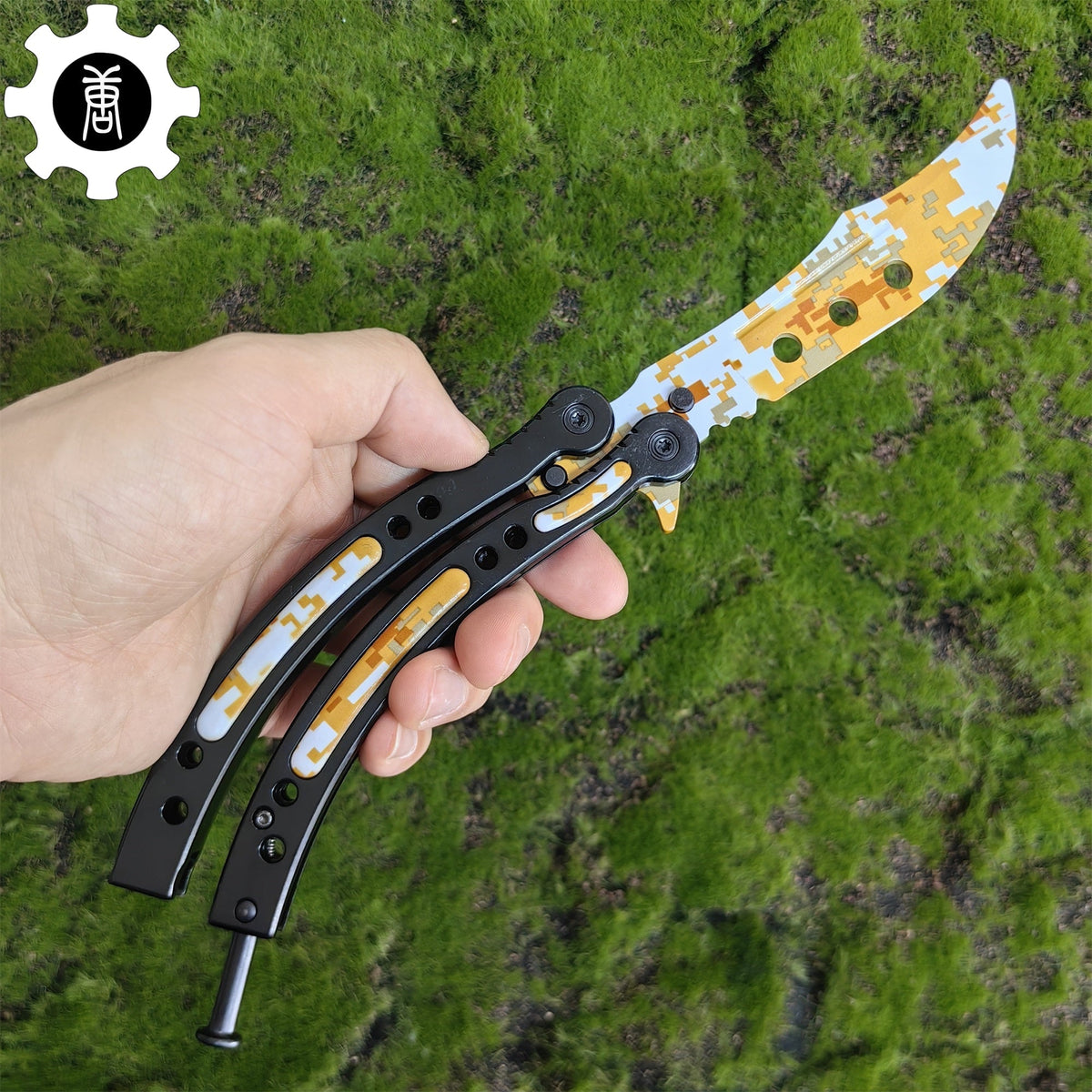 CS Butterfly Knife Balisong Trainers Blunt Blade Mystery Prize - Tophatter Daily Deals