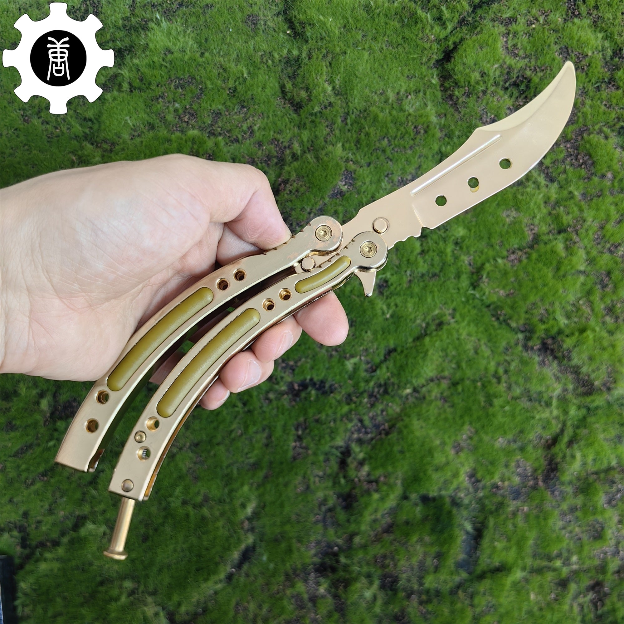 CS Butterfly Knife Balisong Trainers Blunt Blade Mystery Prize - Tophatter Daily Deals