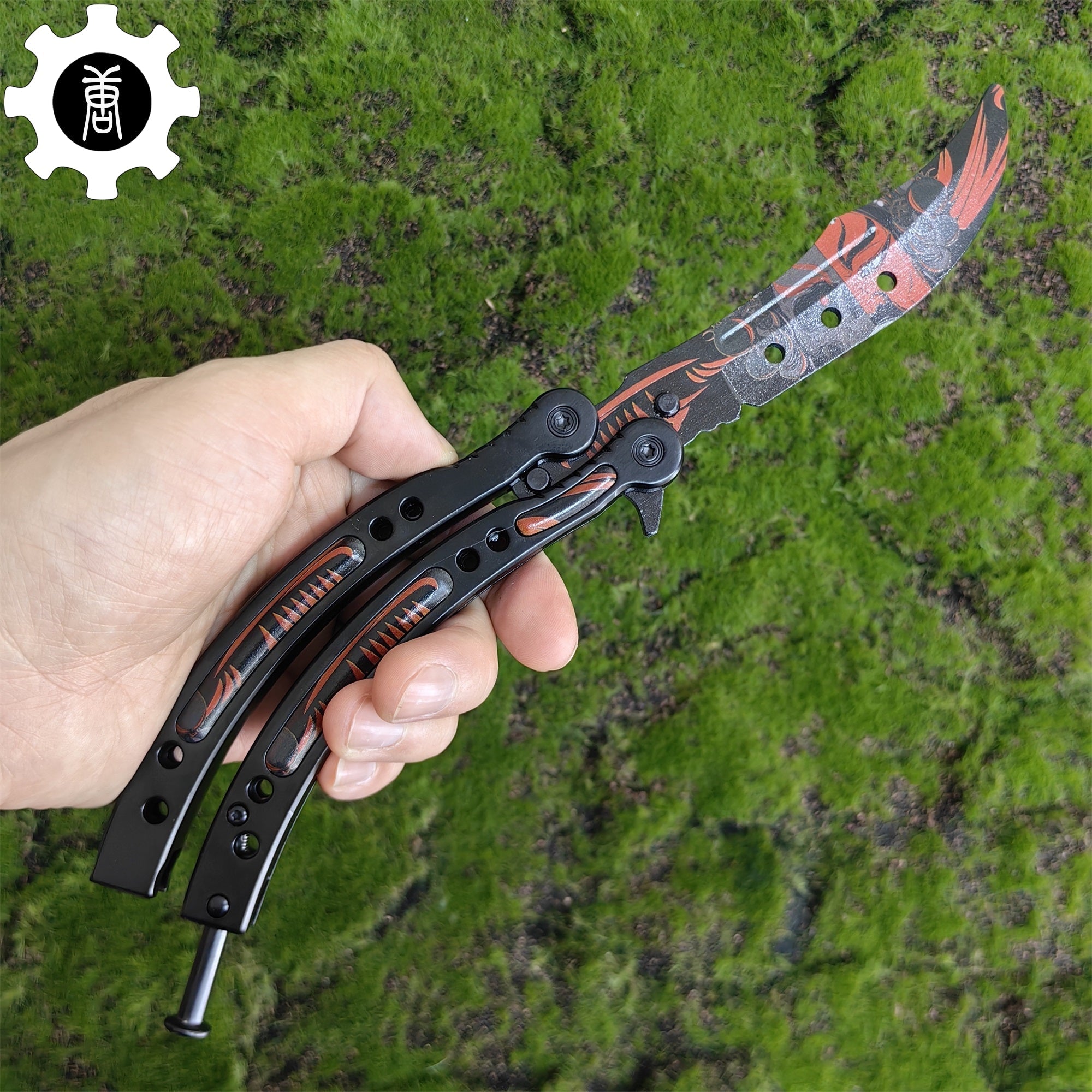 CS Butterfly Knife Balisong Trainers Blunt Blade Mystery Prize - Tophatter Daily Deals