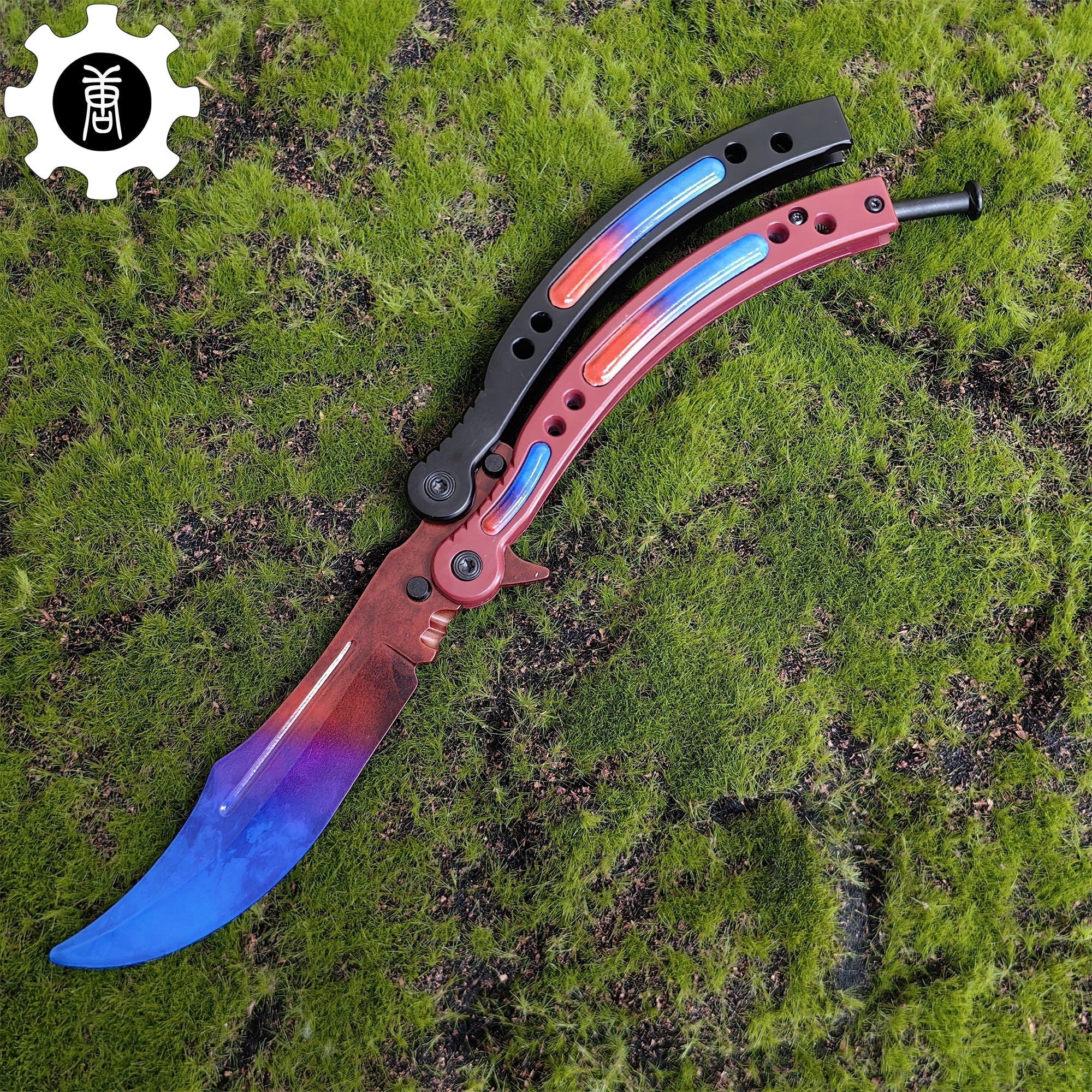 CS Butterfly Knife Balisong Trainers Blunt Blade Mystery Prize - Tophatter Daily Deals