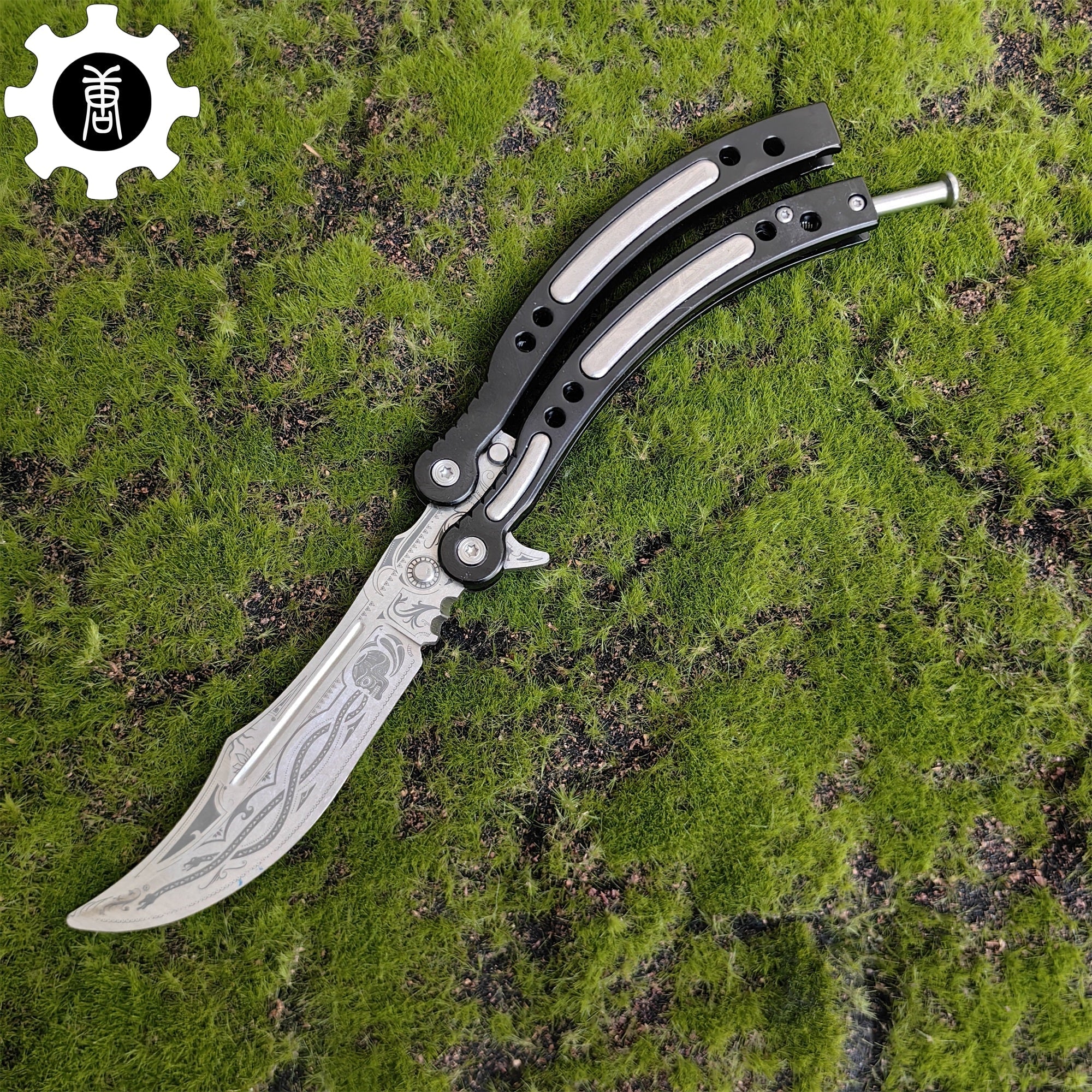 CS Butterfly Knife Balisong Trainers Blunt Blade Mystery Prize - Tophatter Daily Deals