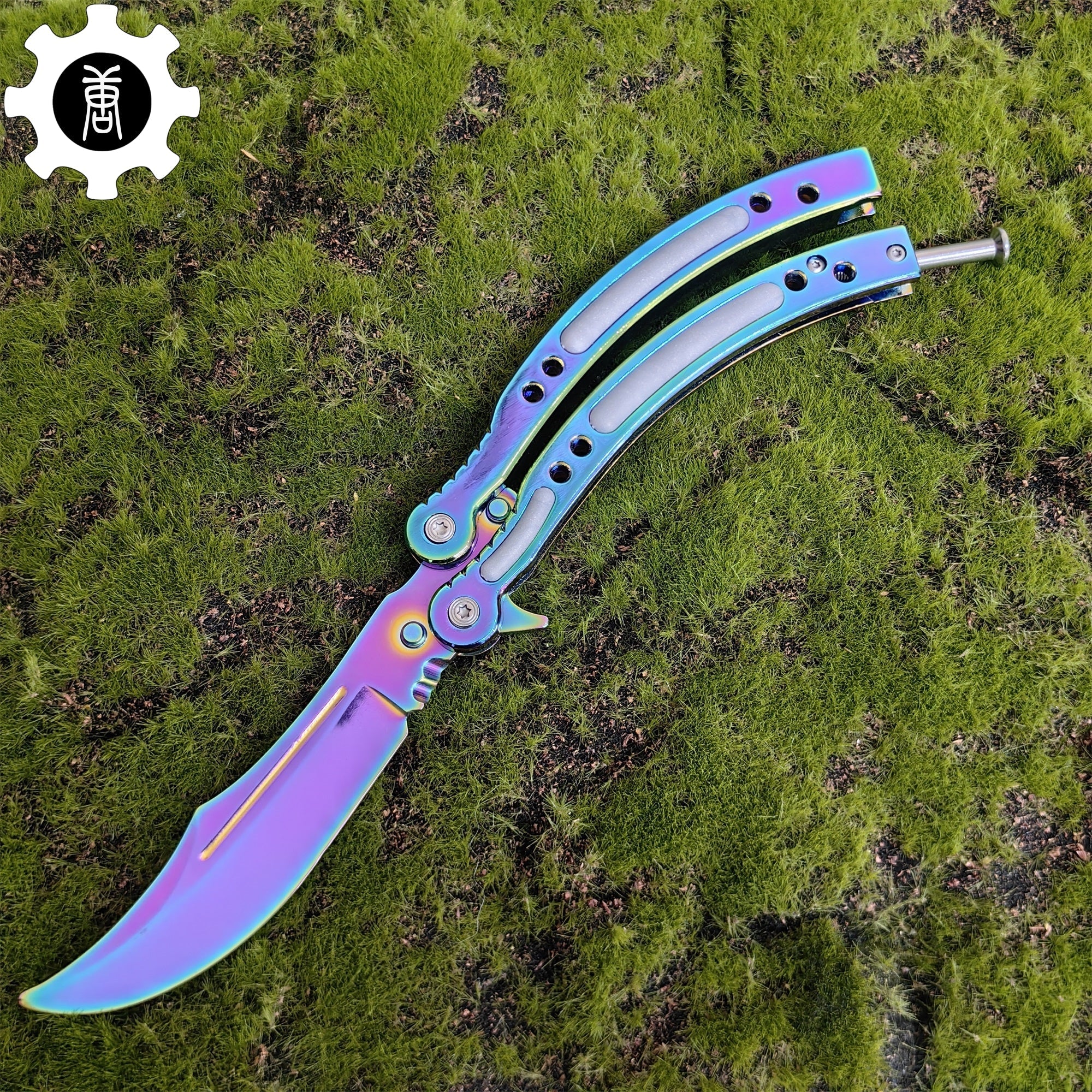 CS Butterfly Knife Balisong Trainers Blunt Blade Mystery Prize - Tophatter Daily Deals