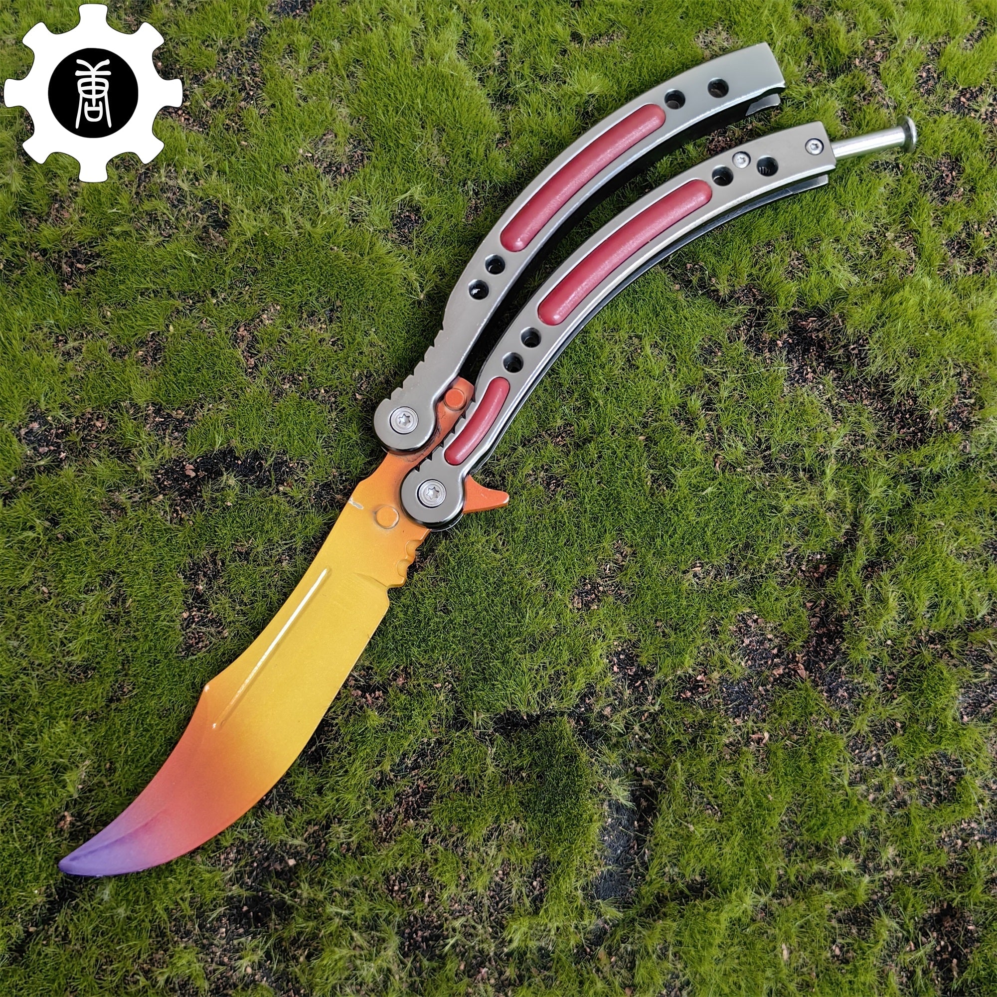 CS Butterfly Knife Balisong Trainers Blunt Blade Mystery Prize - Tophatter Daily Deals