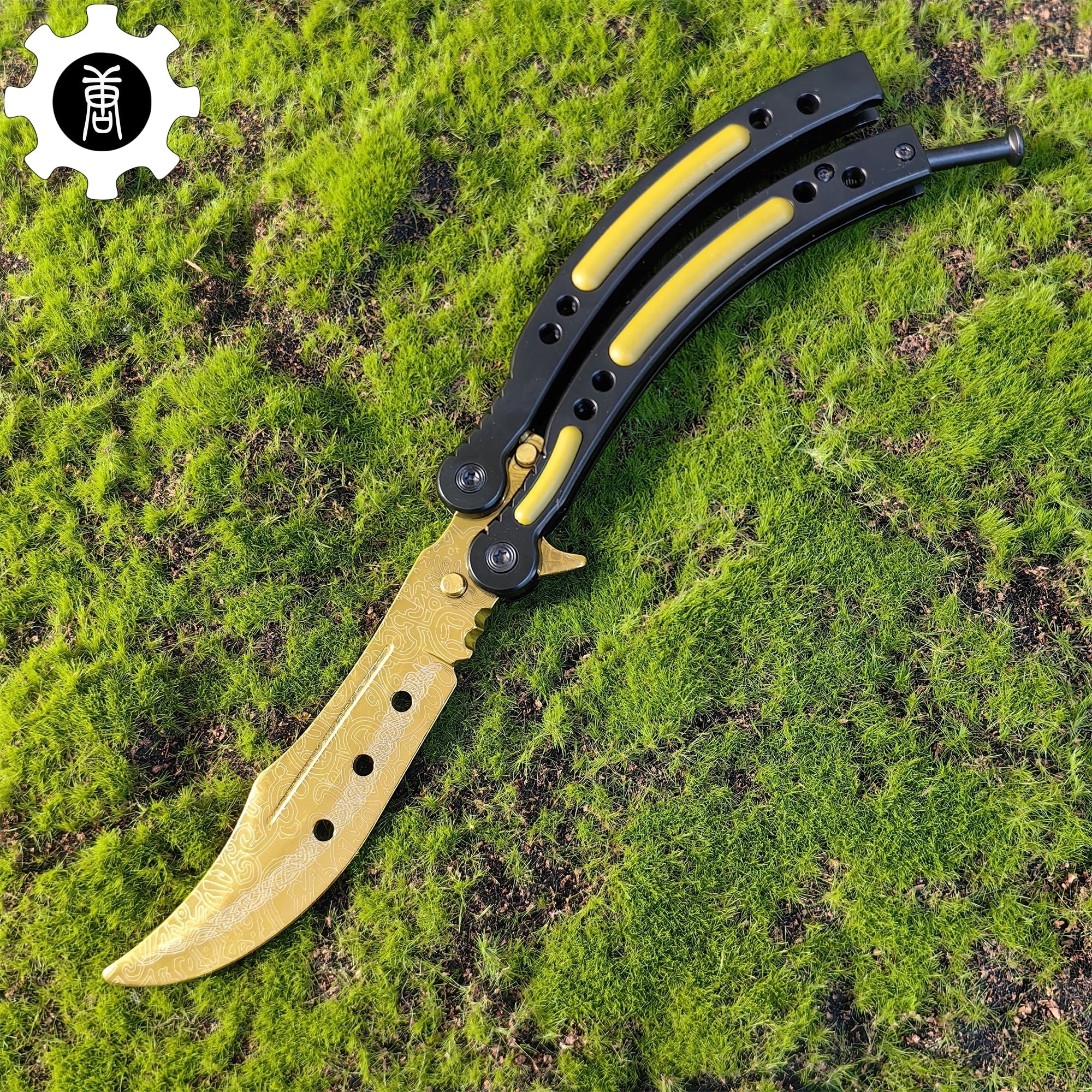 CS Butterfly Knife Balisong Trainers Blunt Blade Mystery Prize - Tophatter Daily Deals