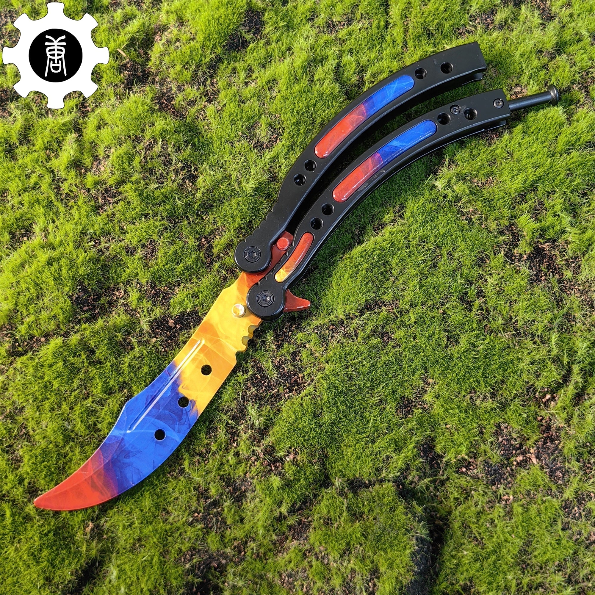 CS Butterfly Knife Balisong Trainers Blunt Blade Mystery Prize - Tophatter Daily Deals