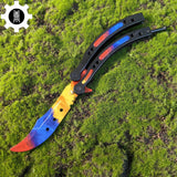 CS Butterfly Knife Balisong Trainers Blunt Blade Mystery Prize - Tophatter Daily Deals