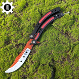 CS Butterfly Knife Balisong Trainers Blunt Blade Mystery Prize - Tophatter Daily Deals