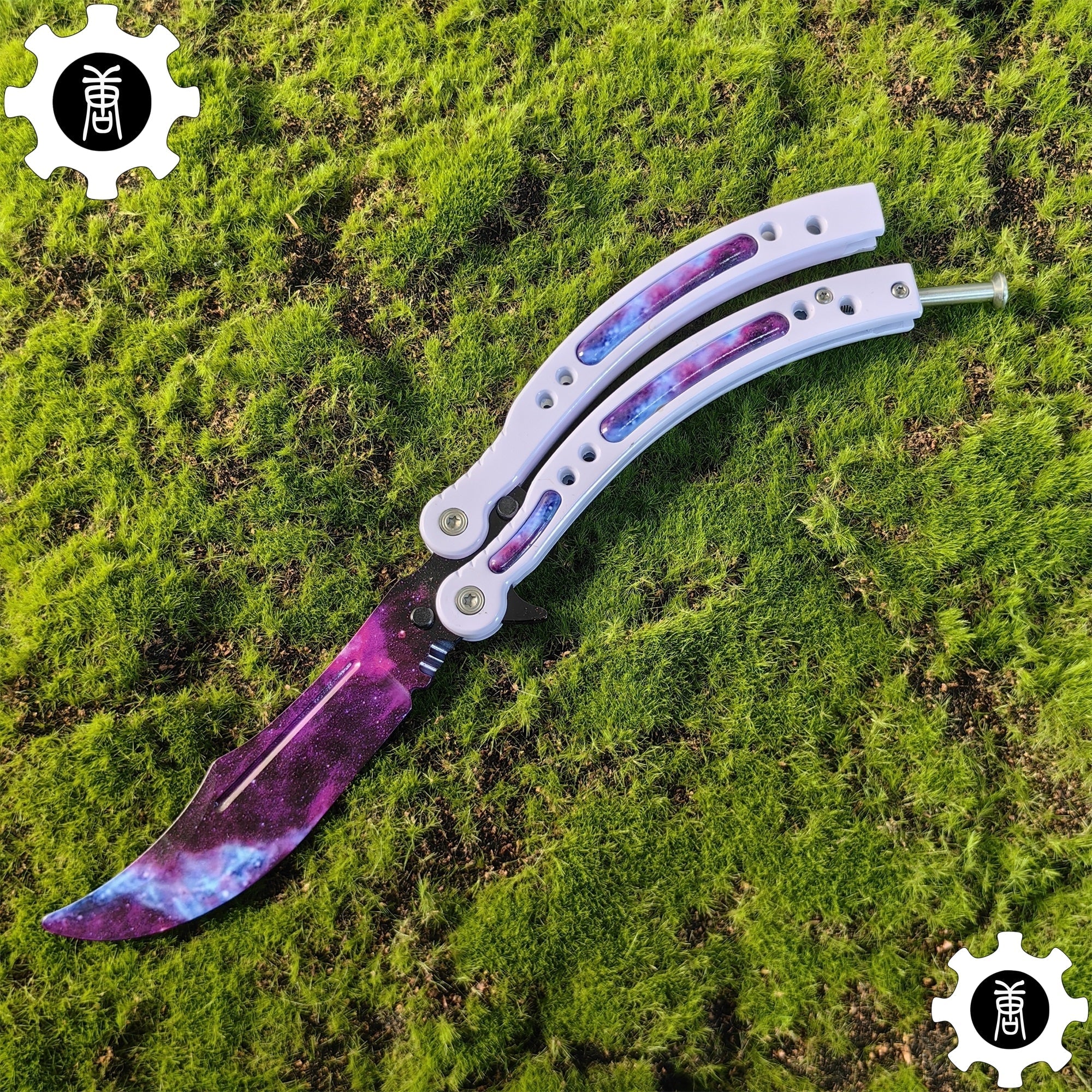 CS Butterfly Knife Balisong Trainers Blunt Blade Mystery Prize - Tophatter Daily Deals