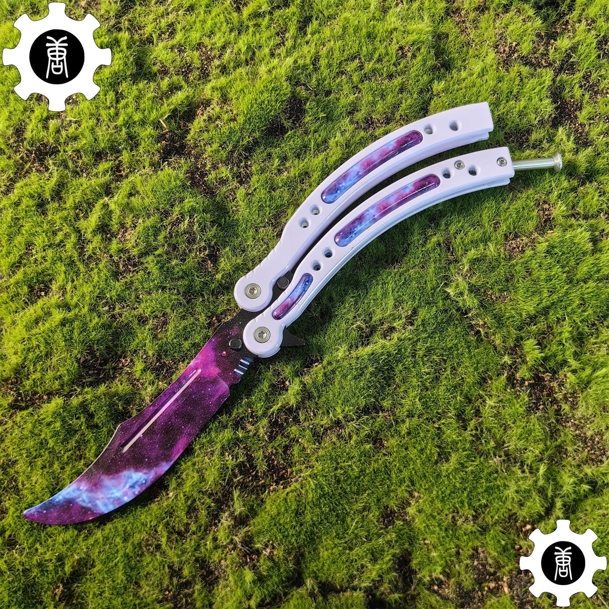 CS Butterfly Knife Balisong Trainers Blunt Blade Mystery Prize - Tophatter Daily Deals