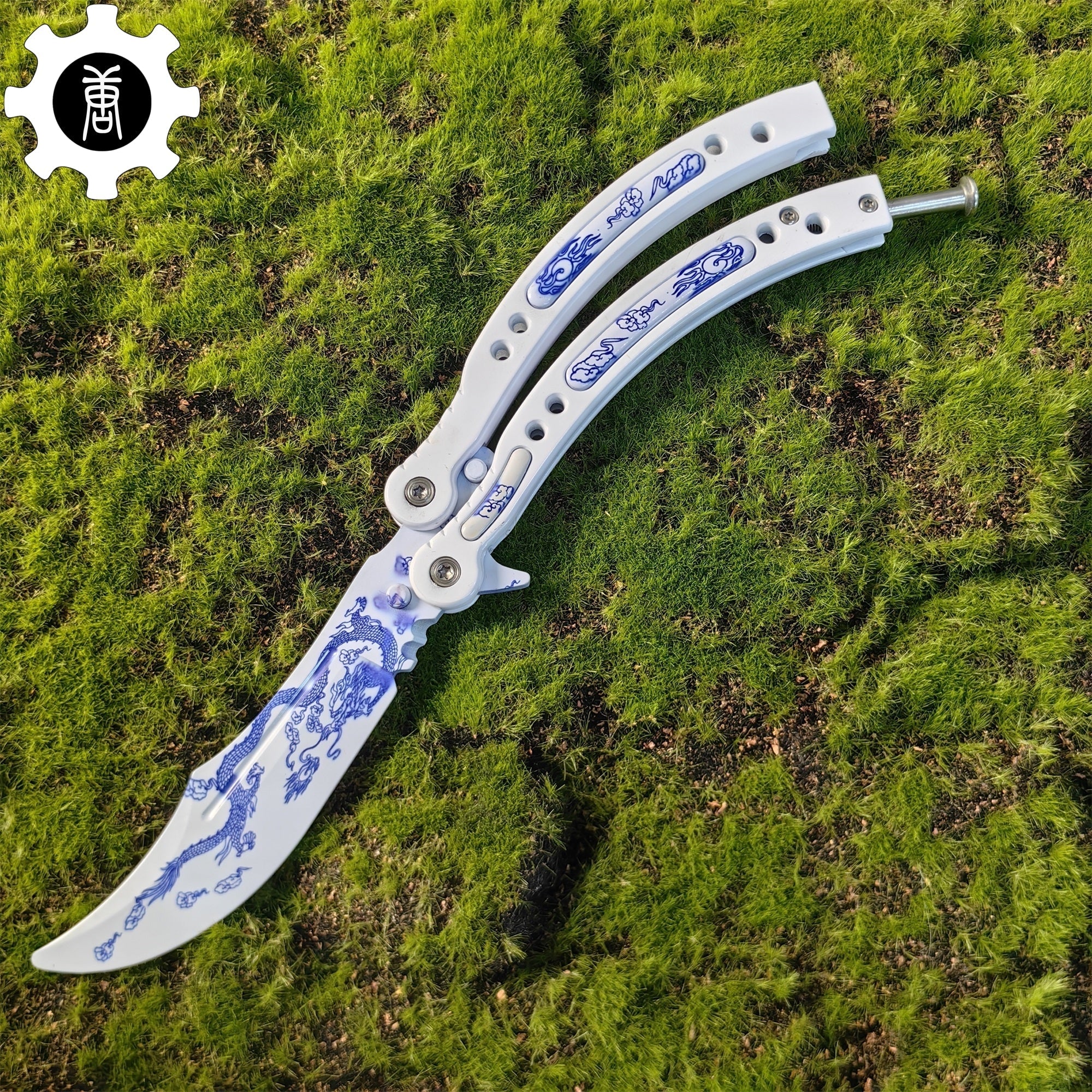 CS Butterfly Knife Balisong Trainers Blunt Blade Mystery Prize - Tophatter Daily Deals