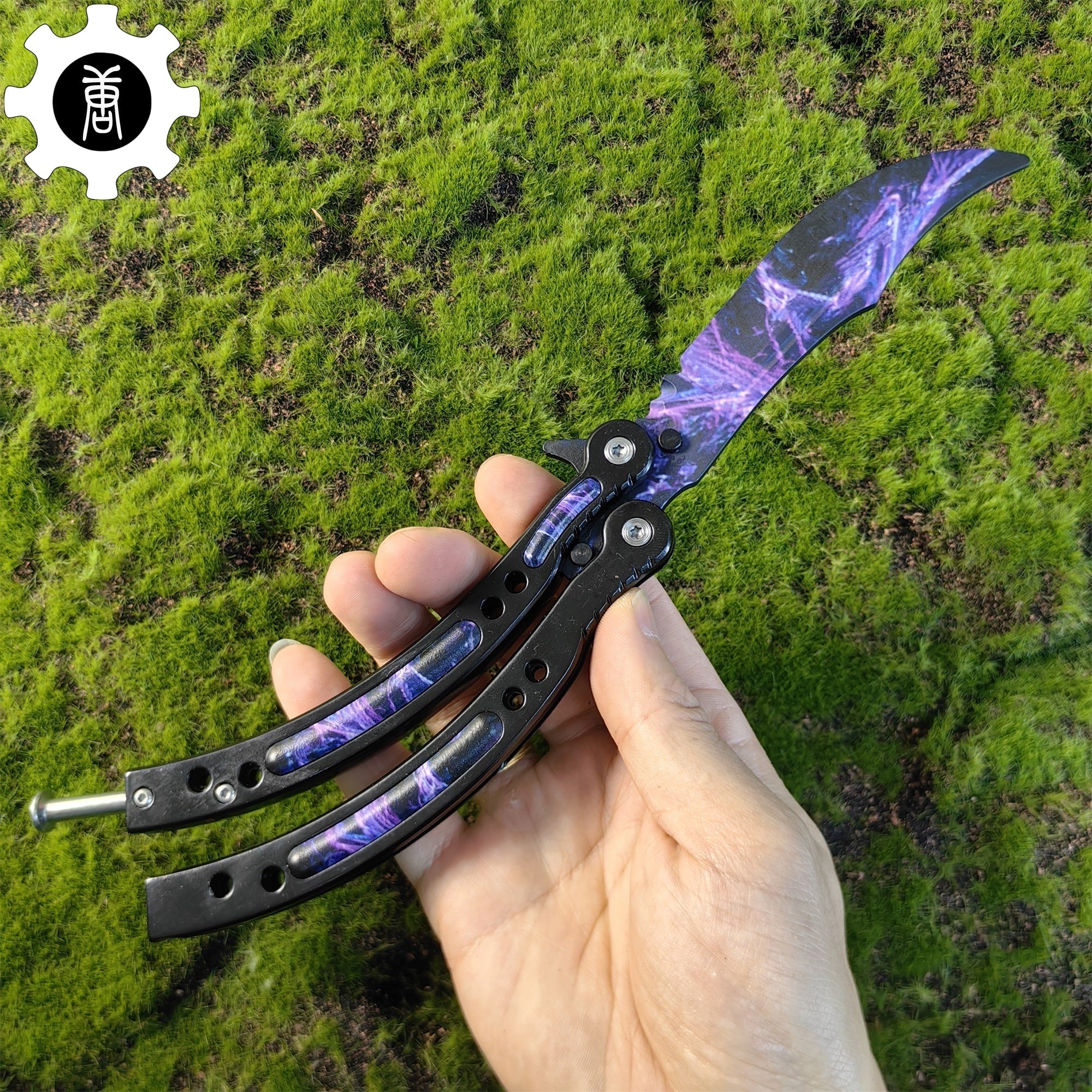 CS Butterfly Knife Balisong Trainers Blunt Blade Mystery Prize - Tophatter Daily Deals