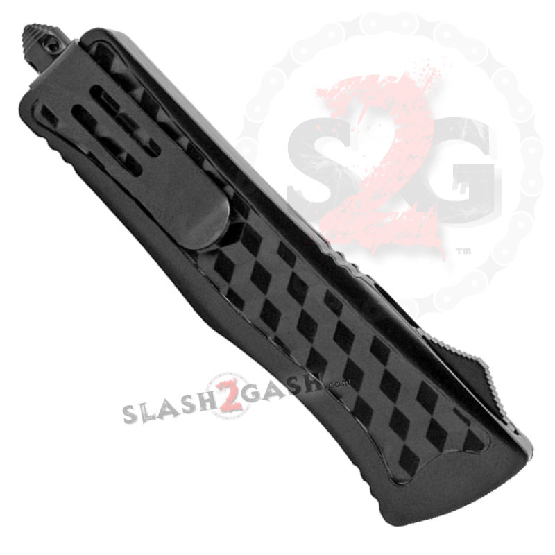 Blue Spectrum Cubist OTF Knife D/A Automatic Switchblade - Dagger Knife-OTF - Tophatter Daily Deals