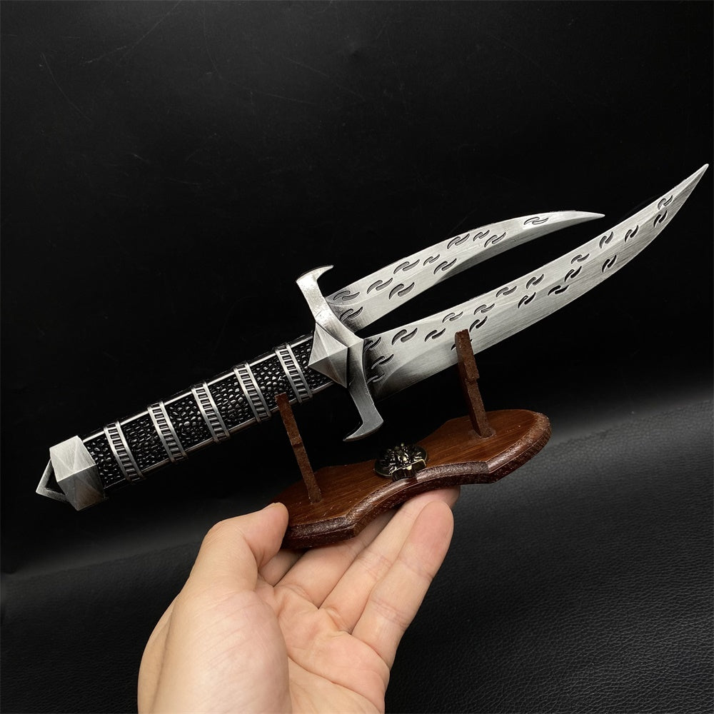 Escape From Tarkov Game Weapons Metal Replica Cultist Poison Knife & Stand - Tophatter Daily Deals