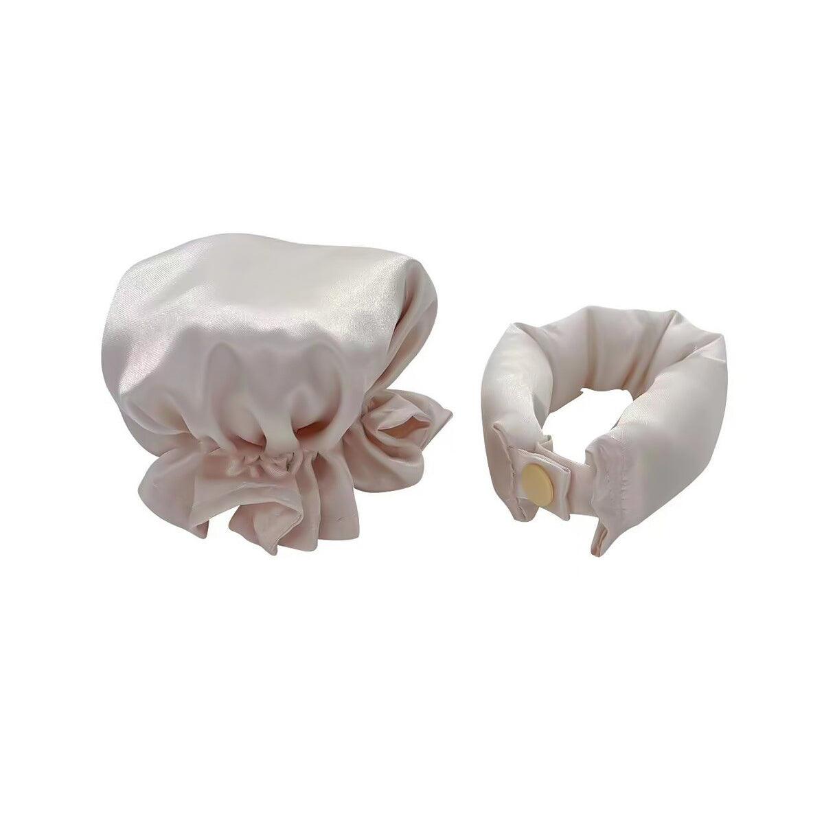 Silk Heatless Hair Curlers - Curler Satin Rollers Set Heatless Hair Sleep-friendly Heatless Curling Hood Safe Silver Hair Care - Tophatter Daily Deals