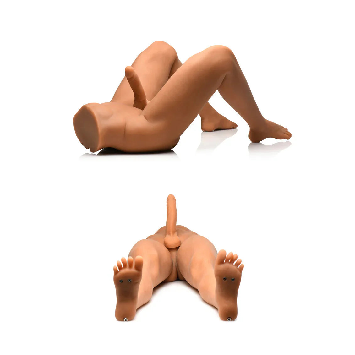 Jock Male Sex Partner with Thrusting Dildo Medium Realistic Poseable Silicone Body > Sex Toys > Sex Dolls > Premium - Tophatter Daily Deals