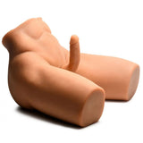 Jock Poseable Torso with Thrusting Dildo Medium Skin Tone 7 Inch Silicone Thrusting and Vibrating Male Torso > Sex Toys > Sex Dolls > Premium - Tophatter Daily Deals
