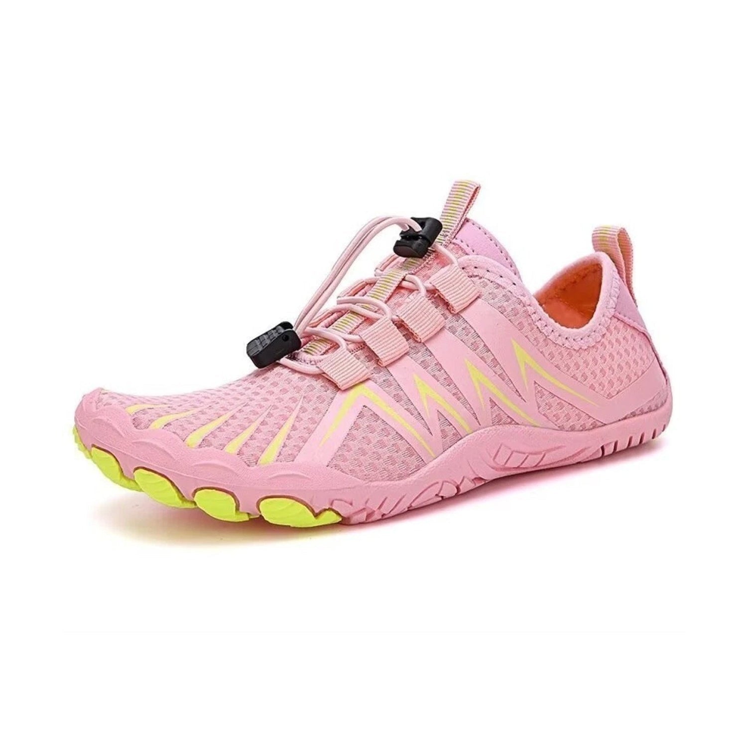 Flat Running Shoes – Breathable Mesh Sports Shoes for Daily Wear & Exercise Pink Flat running shoes - Tophatter Daily Deals