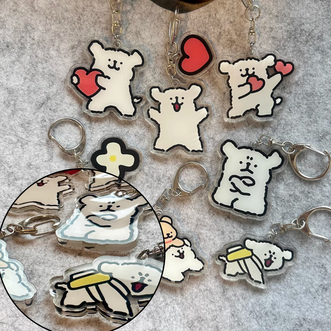 Custom Acrylic Keychain - Tophatter Daily Deals