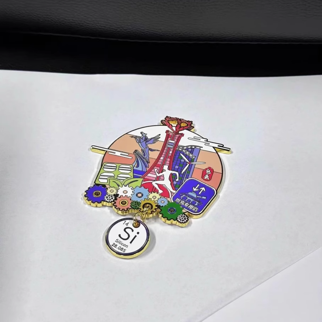 Custom Enamel Metal Keychain Custom - Tophatter Daily Deals