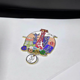 Custom Enamel Metal Keychain Custom - Tophatter Daily Deals