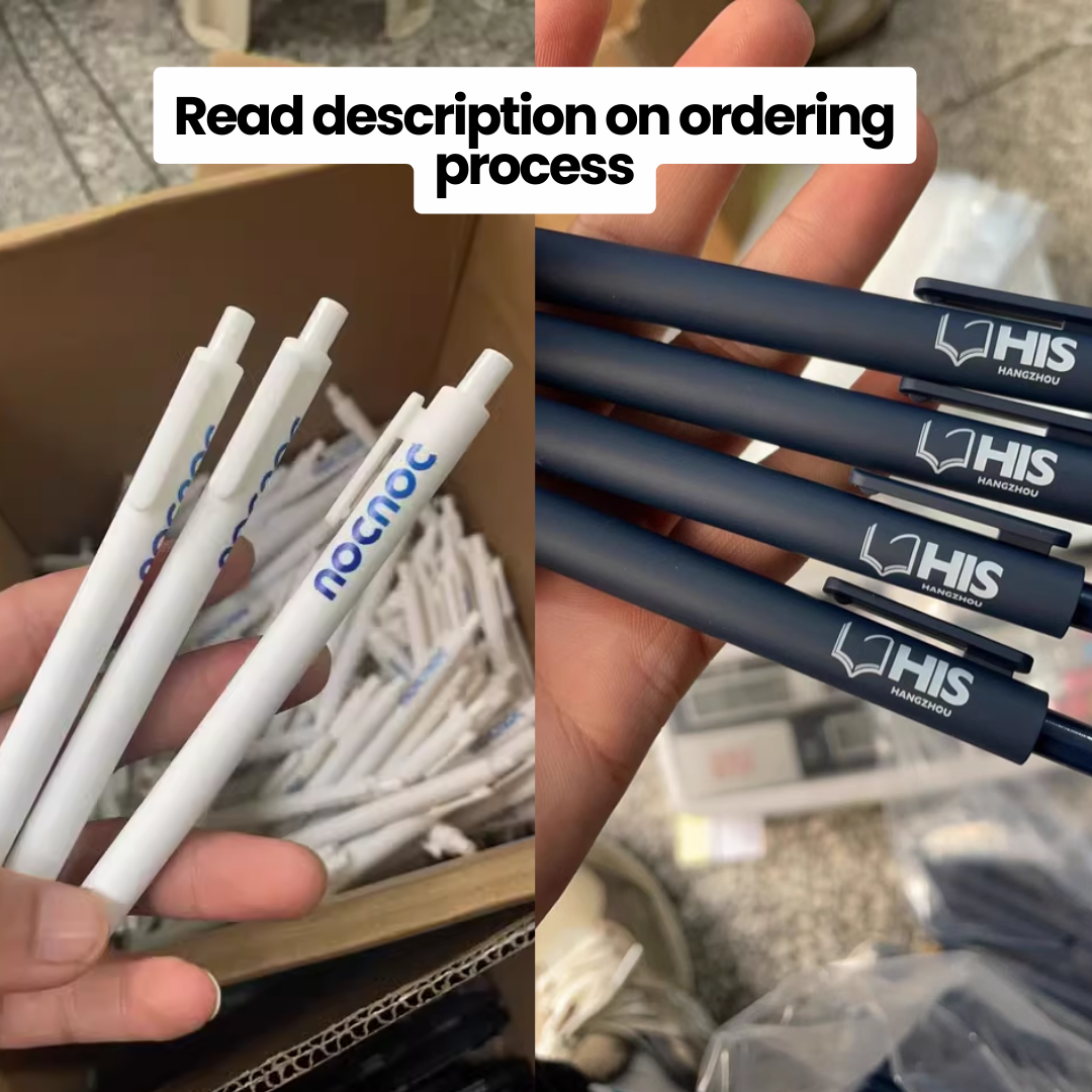 Custom Logo Gel Ink Pens Custom - Tophatter Daily Deals