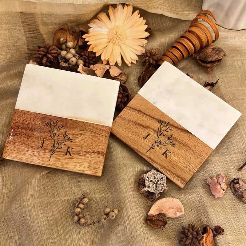 Custom Marble Coaster - Tophatter Daily Deals