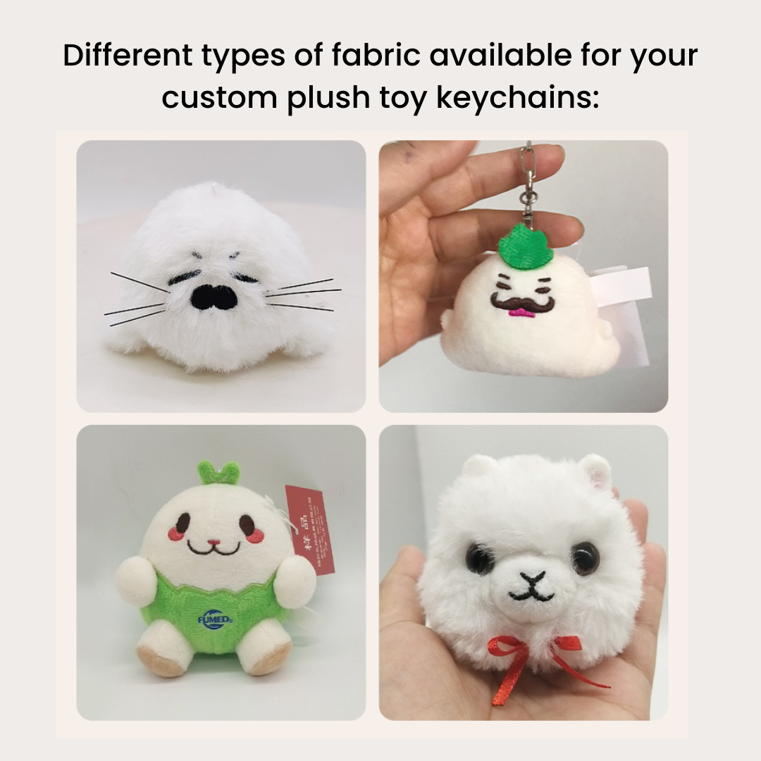 Custom Plush Toy Keychain Custom - Tophatter Daily Deals