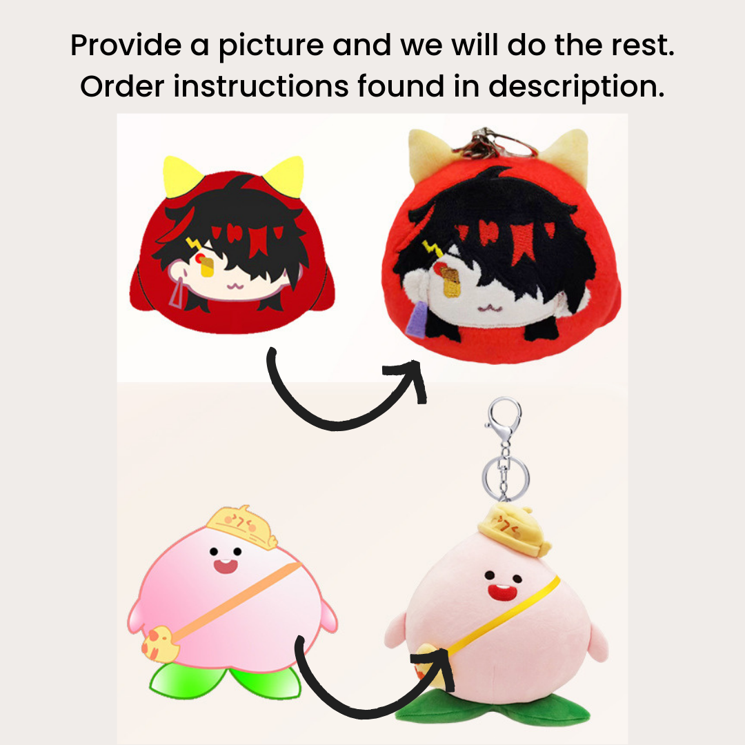 Custom Plush Toy Keychain Custom - Tophatter Daily Deals