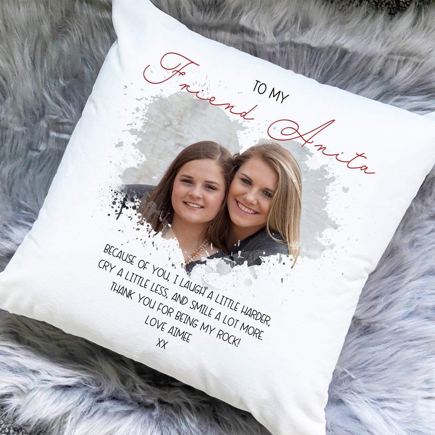 Customisable Pillow Case - Personalised Photo Pillowcase With Cushion Pillow Custom Gift Any Photos or Text Custom product - Tophatter Daily Deals
