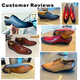 Genuine Calf Leather Men Dress Shoes Men Shoes - Tophatter Daily Deals