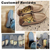 Canvas Loafers Breathable Men Flat Lazy Shoes Loafers - Tophatter Daily Deals