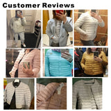 Round Neck Down Jacket Jacket - Tophatter Daily Deals