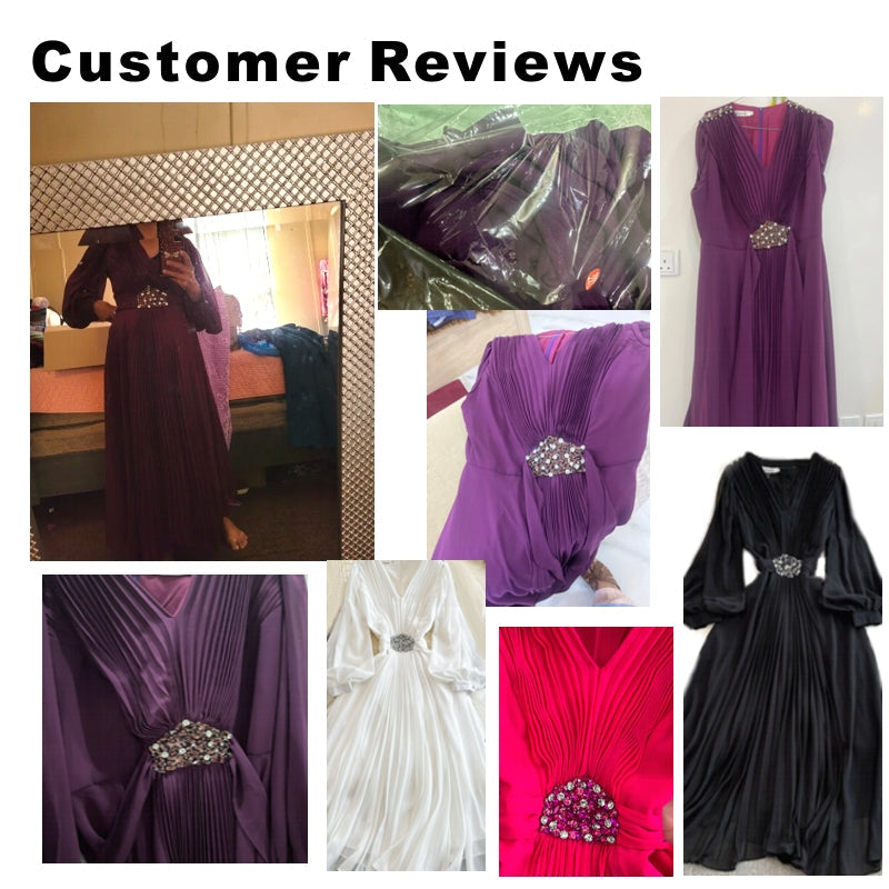V Neck Chiffon Women Party Dresses Maxi Dresses - Tophatter Daily Deals