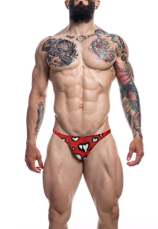 Cut 4 Men Brazilian Brief Hearts Red Size Small > Clothes > Mens Briefs - Tophatter Daily Deals