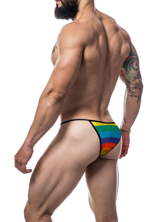 Cut 4 Men Briefkini Rainbow Bikini Underwear XL Size > Clothes > Mens G-Strings - Tophatter Daily Deals