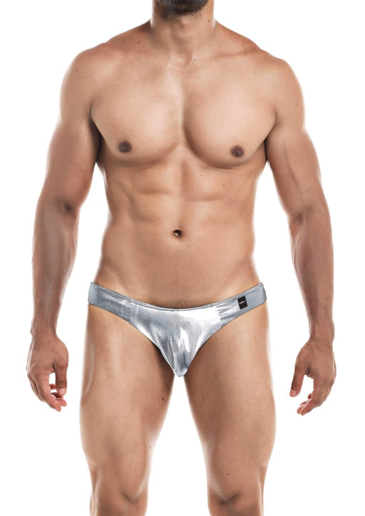 Cut 4 Men Low Rise Bikini Brief Silver Small > Clothes > Mens Briefs - Tophatter Daily Deals