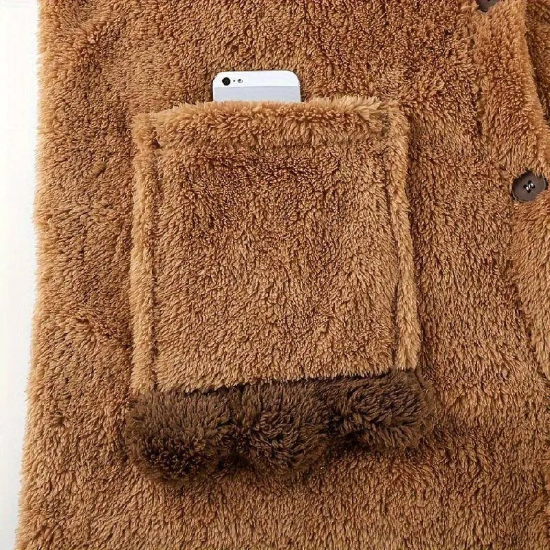 Cute Capybara Plush Fleece Nightdress with Hood - Tophatter Daily Deals