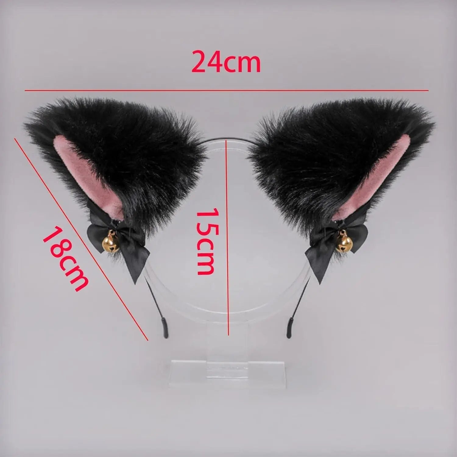 Cute Cat Paw Thigh-High Cosplay Socks with Pink 3D Kitten Claw Fingerless Gloves for Girls and Women. - Tophatter Daily Deals