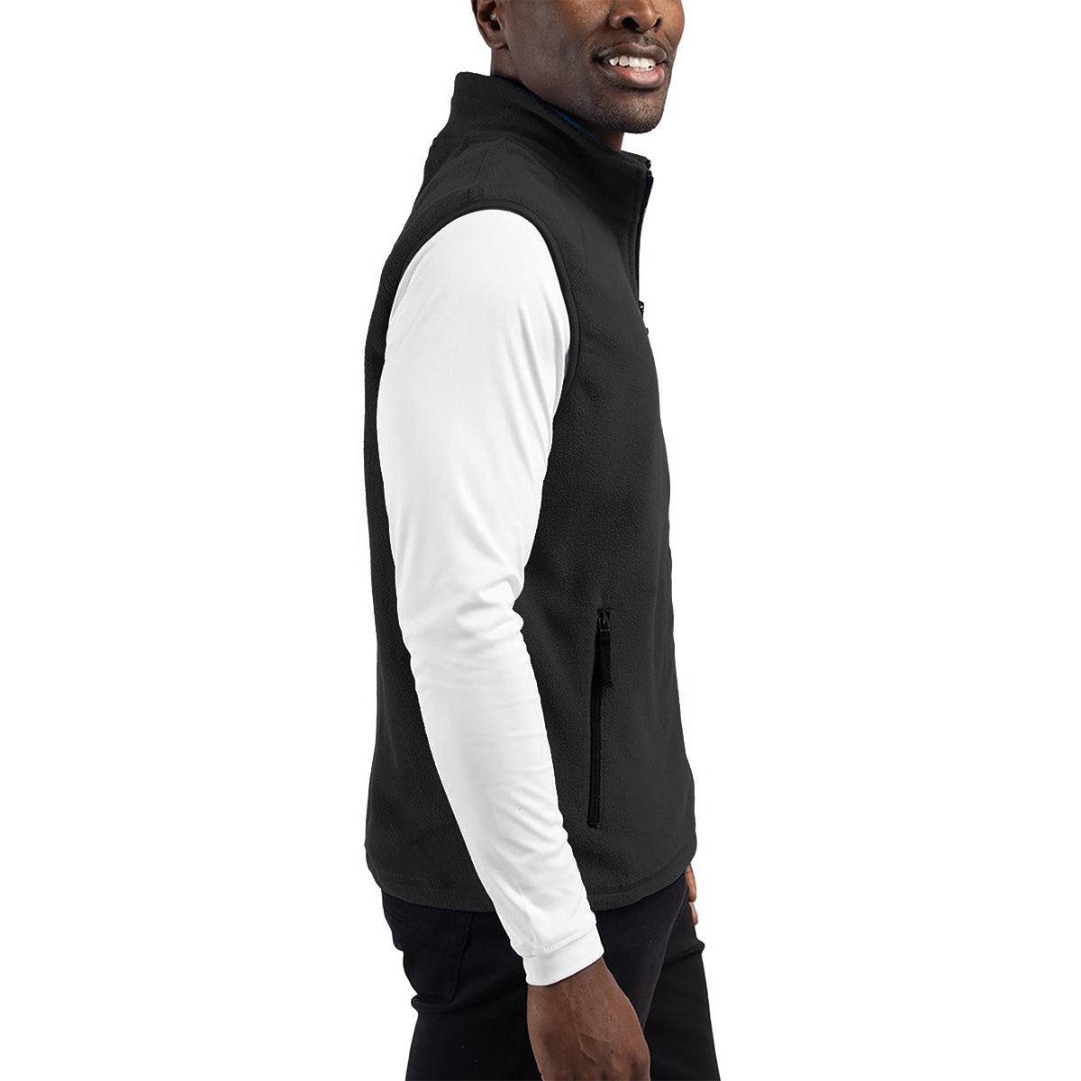 Cutter & Buck Clique Summit Performance Fleece Full Zip Men's Vest Vests - Tophatter Daily Deals