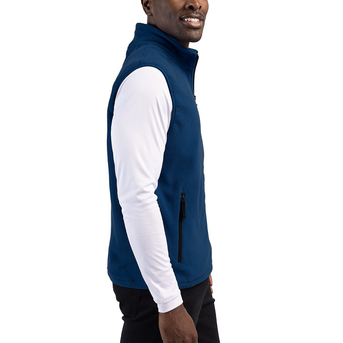 Cutter & Buck Clique Summit Performance Fleece Full Zip Men's Vest Vests - Tophatter Daily Deals
