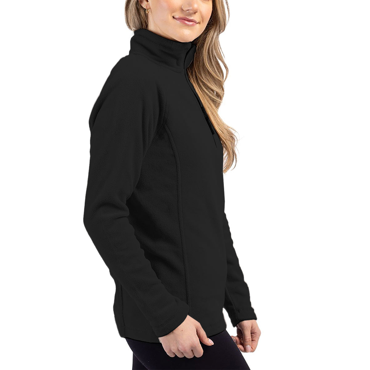 Cutter & Buck Clique Summit Performance Fleece Half Zip Women's Pullover Jacket Half Zip & Quarter Zip - Tophatter Daily Deals
