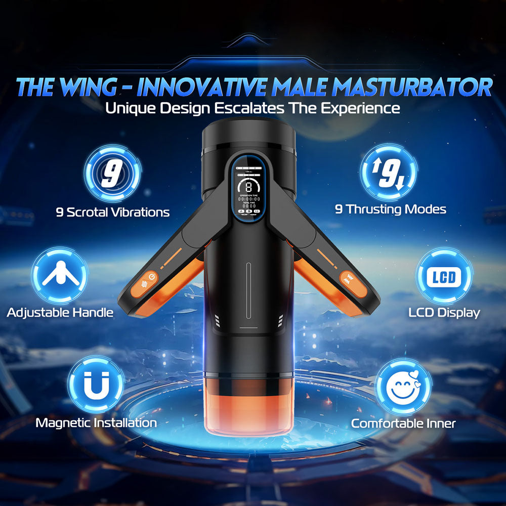 CyberSkin The Wing 29cm Thrusting Auto Masturbator with Heater > Sex Toys For Men > Masturbators Premium - Tophatter Daily Deals