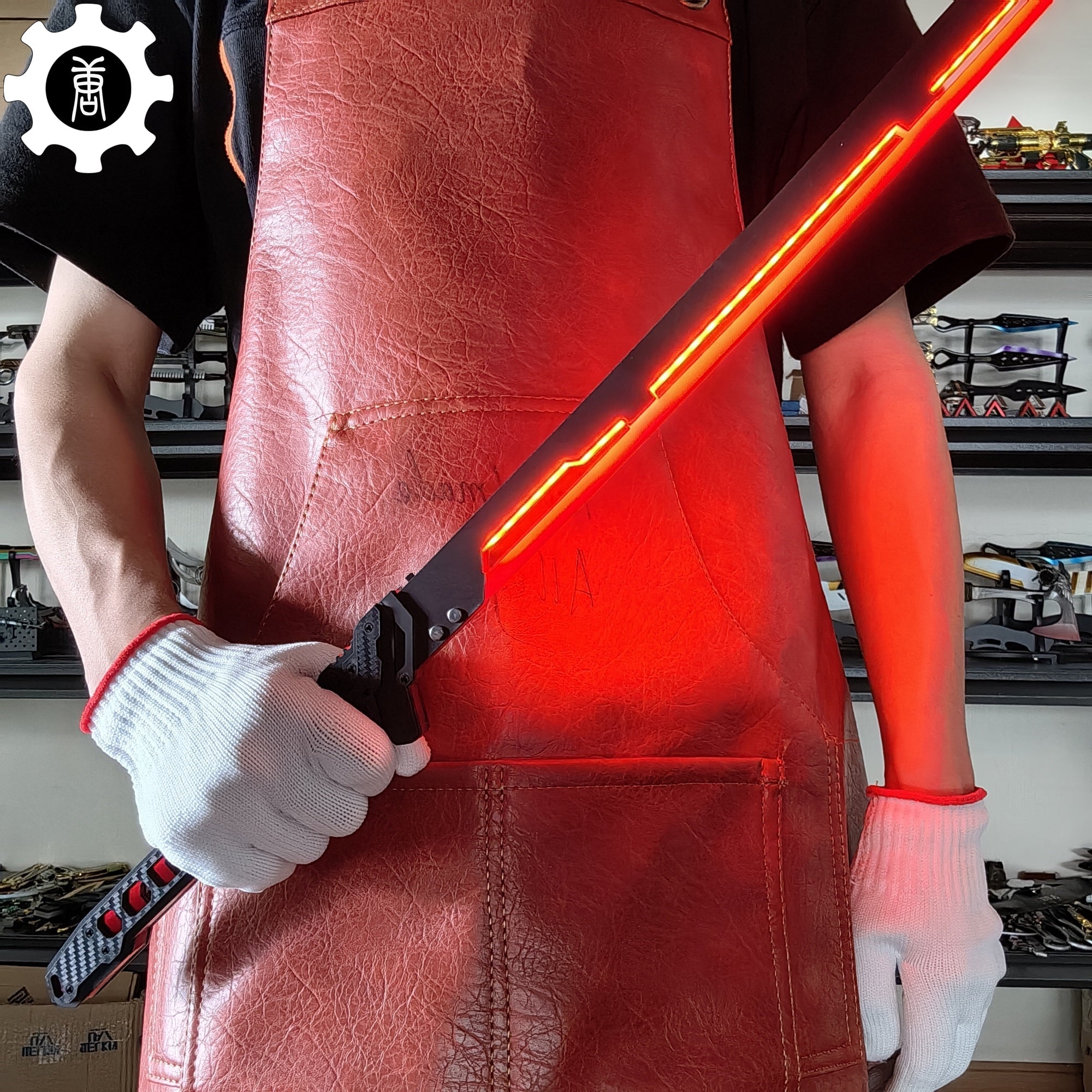 Cyberpunk Errata Red Thermal Katana Game Cosplay Prop - Tophatter Daily Deals
