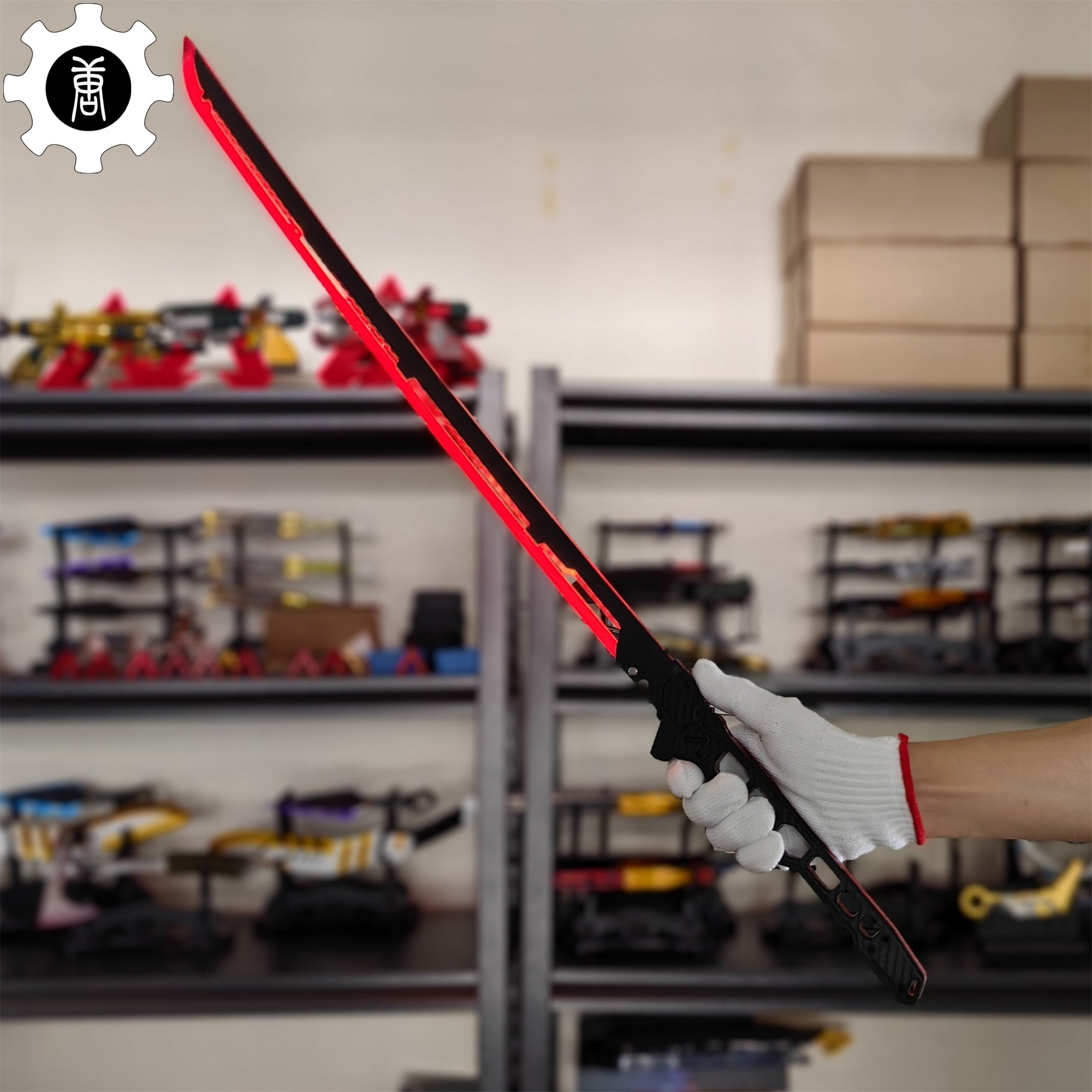 Cyberpunk Errata Red Thermal Katana Game Cosplay Prop - Tophatter Daily Deals