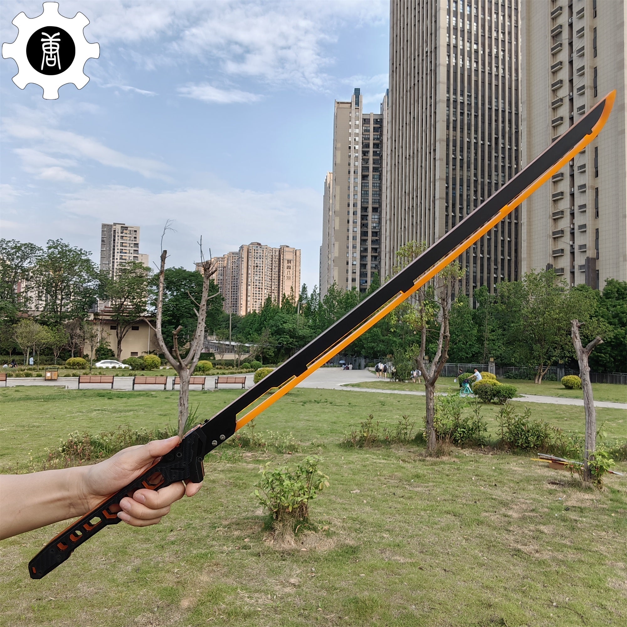 Cyberpunk Errata Yellow Thermal Katana Game Cosplay Prop - Tophatter Daily Deals