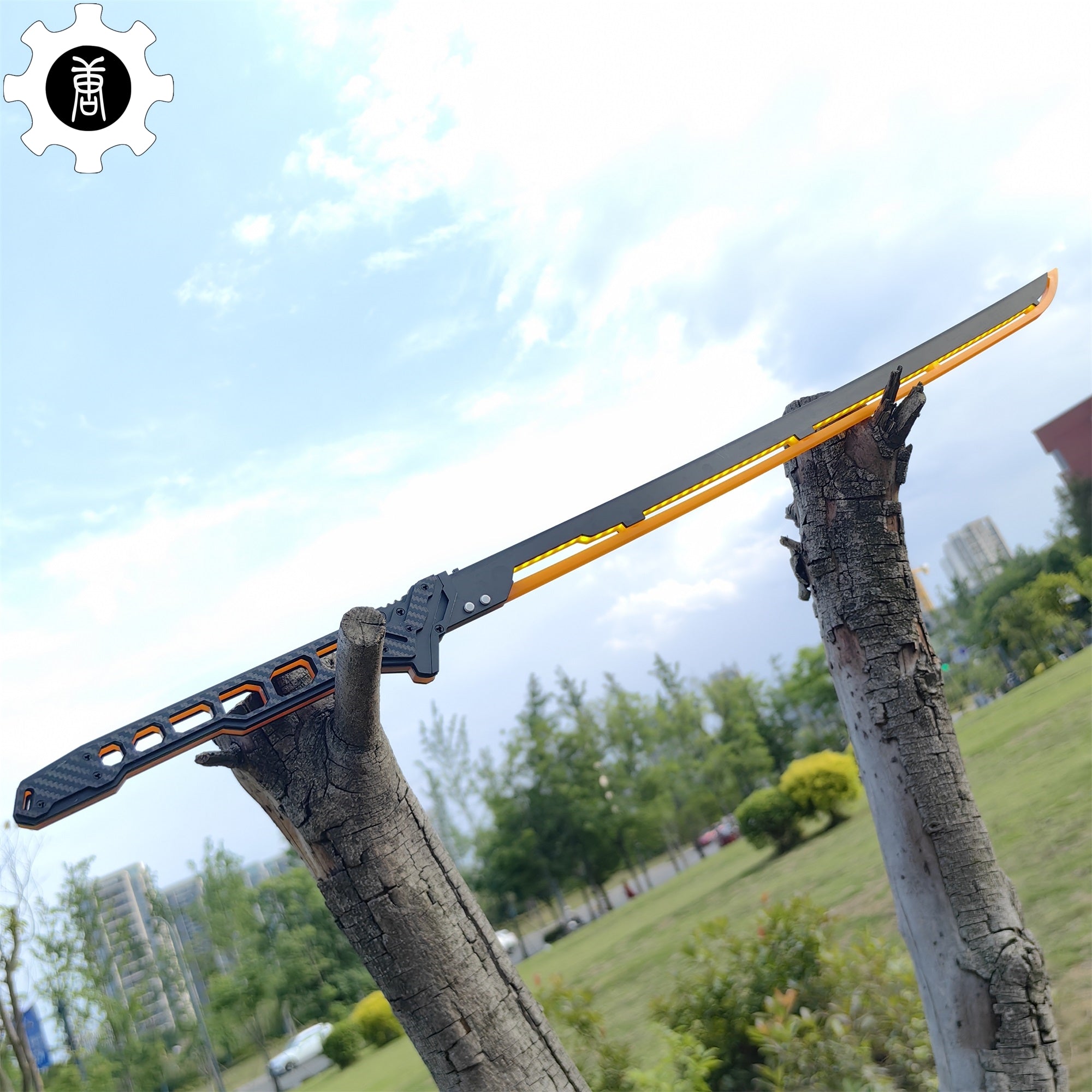 Cyberpunk Errata Yellow Thermal Katana Game Cosplay Prop - Tophatter Daily Deals