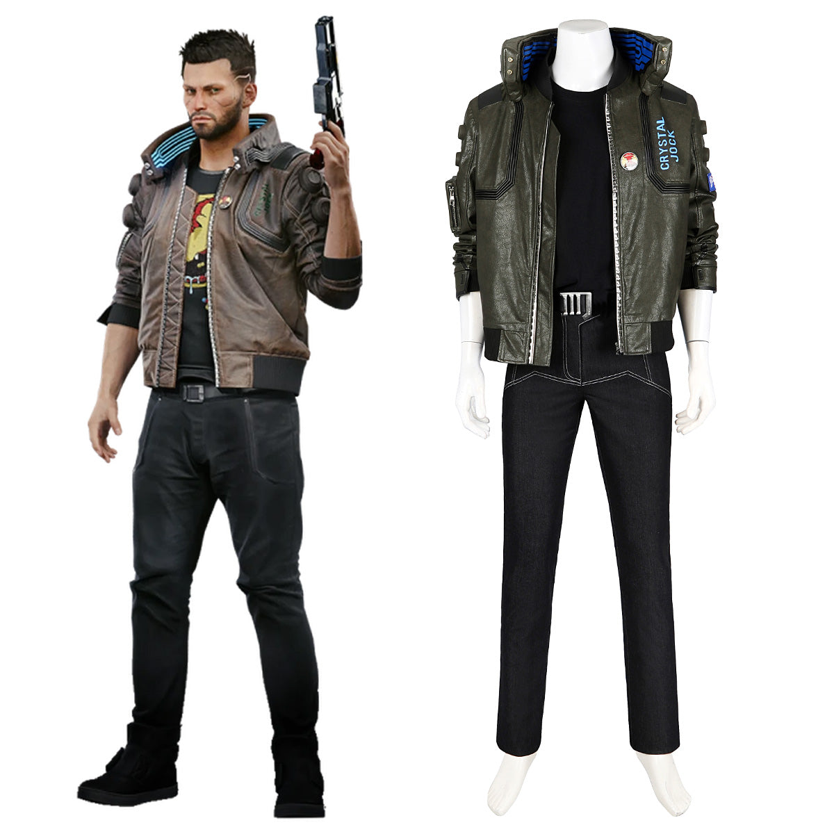 Cyberpunk 2077 Male Character Premium Edition Cosplay Costume Costume - Tophatter Daily Deals