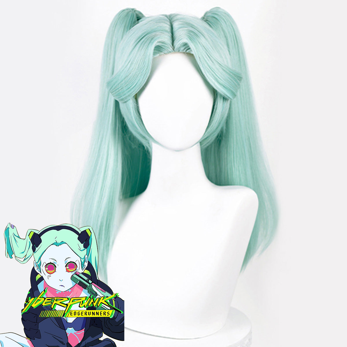 Cyberpunk: Edgerunners Rebecca Green Cosplay Wig Wig - Tophatter Daily Deals