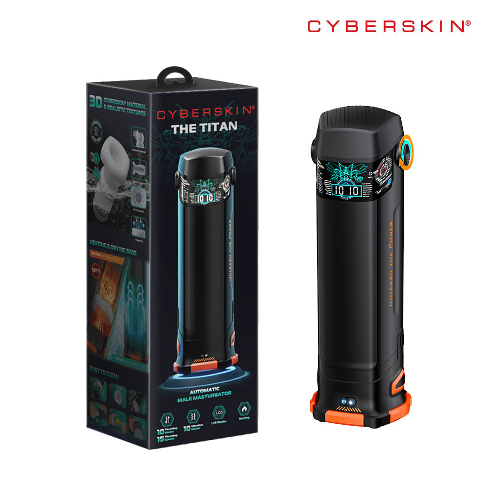 Cyberskin B-Titan Thrusting and Vibrating Auto Masturbator with Heater > Sex Toys For Men > Masturbators Premium - Tophatter Daily Deals
